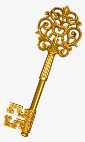 Key - Transparent Background Gold Key #3030903