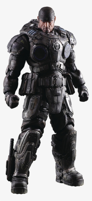 Marcus Fenix Png Pic - Gears Of War Play Arts Kai #3031150