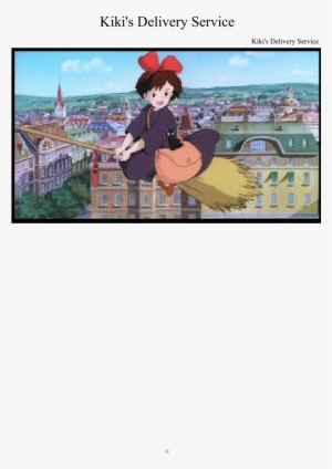 Kiki's Delivery Service Sheet Music Composed By Kiki's - Studio Ghibli Kiki Delivery Service #3032679