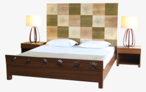 Flying Leaves Double Bed - Bed #3033103