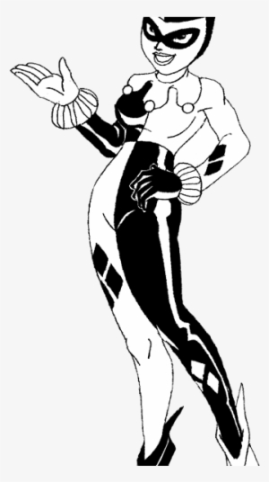Free Pictures Of Harley Quinn Collection Of Free Line - Harley Quinn Coloring Pages #3033245