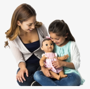 Luvabella Dolls Come As African American, Blonde And - Luvabella - Brunette - Responsive Baby Doll #3034042