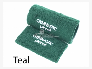 Teal Gymnastic Cotton Sweat Band - Label #3034607
