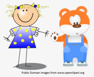 Girl And Bear - Best And Cute Birthday Wishes #3034855