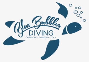 Blue Bubbles Diving - Snorkeling Logo #3034955
