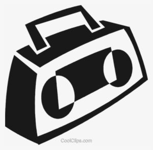 Ghetto Blaster Royalty Free Vector Clip Art Illustration - Illustration #3035556