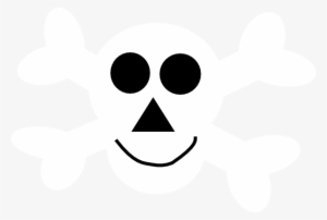 Smiling Skull And Crossbones #3036375