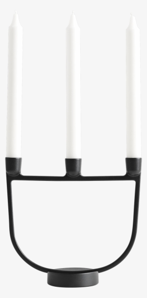 Open Candelabra - Muuto Open Candle Holder Green #3036796