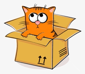 Puppy In A Box Cartoon #3036884