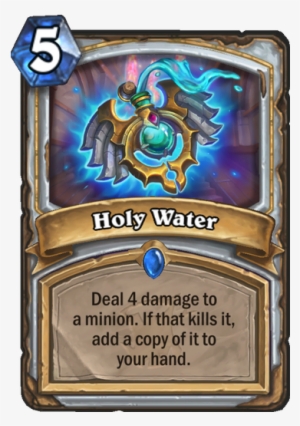 Holy Water - Holy Water Priest Hearthstone #3037306