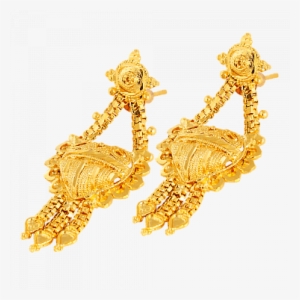 Forever Fashion 22k Gold Plated Indian Design Handmade - Earring #3037424
