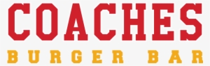 Coaches Burger Bar - Coaches Logo #3038511