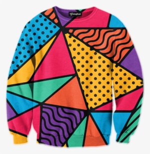 Getonfleek™ Presents The 90s Feel Crewneck, A Shout-out - 90s Print #3038711