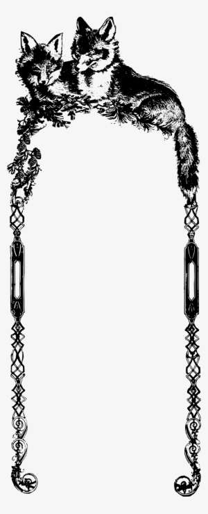 Fox Frame Clipart Borders And Frames Arctic Fox Clip - Frame Fox Clipart #3039503