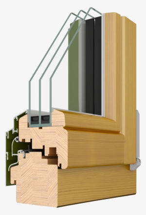 Triple Glazed Inward Opening Alu Clad Timber Windows - Timber Window Profile #3039988