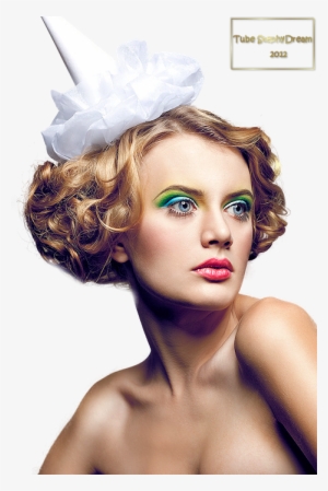 Headpiece, Curls, Make-up Makeup Art, Hair Makeup, - Cosmetics #3040709