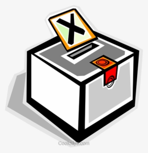 Ballot Box Royalty Free Vector Clip Art Illustration - Role Of Election In Democractic Citizenship #3040799