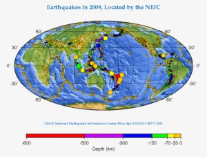 Earthquake Distribution 2009 - Earthquake #3040907