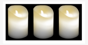 Original Wax Flickering Electronic Candle Light Set - Candle #3041043