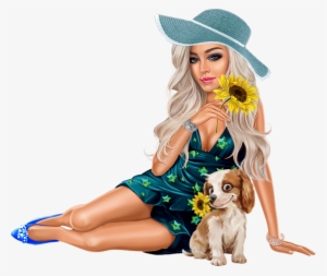 Tube Femme Png Été #3041234