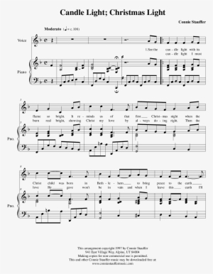 Sheet Music Picture - Candle #3041275
