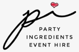 Partyingredients New Logo Png Footer - Party Ingredients Event Hire #3041701