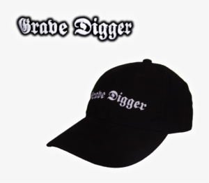 Grave Digger Baseball Cap Classic Logo Official Baseball - Grave Digger #3042004
