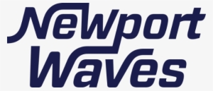 Newport Waves Logo - Electric Blue #3042154