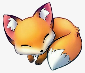 Babyfox Fox Cutefox Sweet Cute Sleep Babyanimal - Kitsune Kawaii #3042331