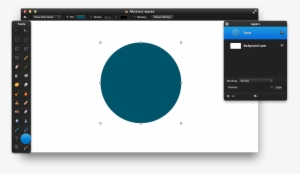 Then, Select The Ellipse Shape Tool - Red Circle Blue Rectangle #3043687