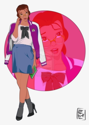 Disney, Belle, And Princess Image - Disney Characters As Modern Day #3043814