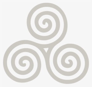 Celtic Triple Spiral Triskele - Triskele Symbol Spiral Png #3044067