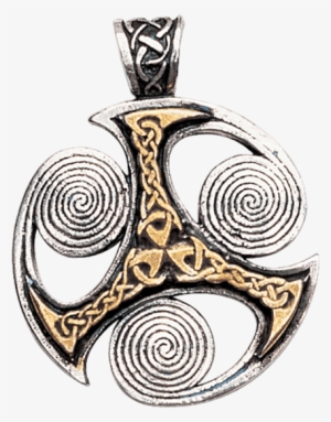 Triskelion Spirals Necklace - "triskelion Spirals Necklace" #3044180