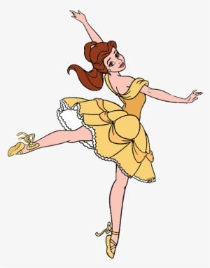 Ballerina Belle - Disney Cartoon Dance Png #3044282