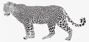 Jaguar Silhouette Png Transparent Clip Art Image - Jaguars Vs Leopard Vs Cheetahs #3044403