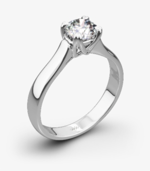 W-prong Solitaire Engagement Ring - Engagement Ring Solitaire #3044692