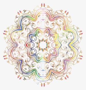 This Free Icons Png Design Of Chromatic Gold Flourish #3045029