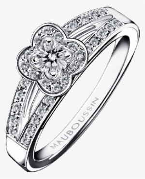 Chance Of Love N°1 Ring, White Gold And Diamonds - Chance Of Love Mauboussin N #3045157