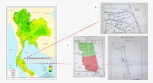 Wind Map Of Thailand At 90 Meters Above The Ground - Atlas #3045367