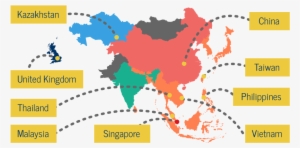 Headquartered In Singapore, Veev Has Subsidiaries In - Asia Continente #3045877