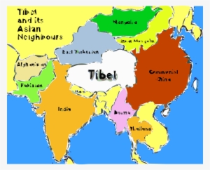 This Free Icons Png Design Of Tibet Map #3045932
