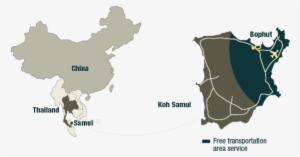 Koh Samui, Thailand Koh Samui Map - Sino Us Trade War #3046341