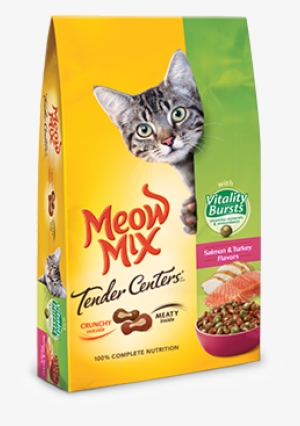 Meow - Meow Mix Tender Centers Cat Food, Salmon #3046652