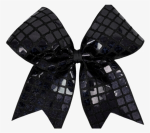 Black Square Sequin I Love Cheer Hair Bow I Love Cheer - Hair #3046735