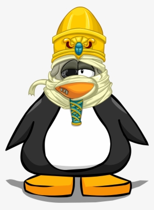 Tomb King Hat From A Player Card - Club Penguin Green Snorkel #3046858