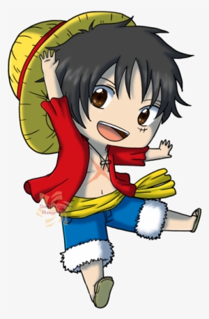 Luffy By Sakura-rose12 - Chibi Monkey D Luffy #3047645