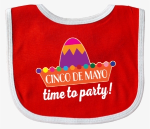 Cinco De Mayo Fiesta Sombrero Hat Baby Bib Red And - May 5 #3047796