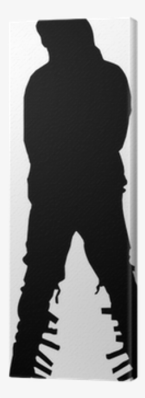 Silhouette Michael Jackson`s Move Canvas Print • Pixers® - Michael Jackson #3048771