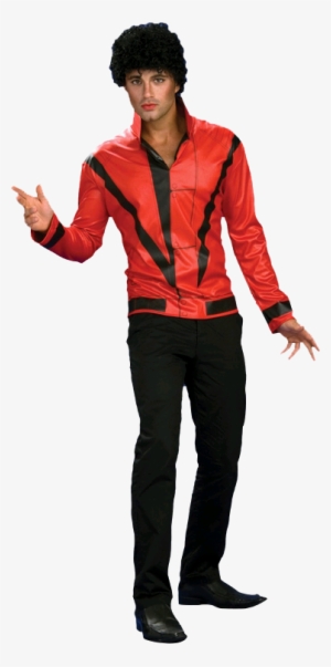Michael Jackson Thriller Jacket Deluxe Adult Costume - Movie Characters Costumes Male #3048999