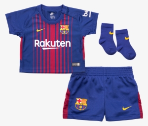 Fc Barcelona Home Mini Kit 2017/18 - Fc Barcelona Baby Kit #3050361